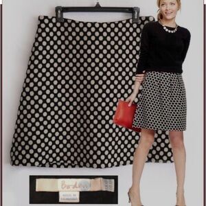 Polka dot Boden skirt, size 10